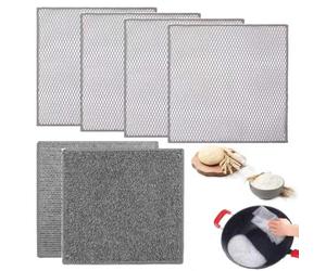 ZMaglorian Estropajos Estropajo Aluminio Cocina Paños de Cocina Acero Inoxidable Trapos Cobre Nanas Esponja INOX Bayetas Maya - Doble Capa 20x20 cm Antigrasa