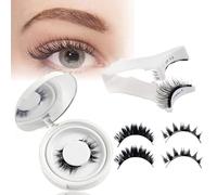 ZMaglorian Magnetic-Eyelashes with Applicator, 1 Pair Magnetic-Lashes Kit Natural Look, Reusable Lashes Magnetic Easy to Wear, Waterproof Eyelashes Magnetic No Glue or Eyeliner Needed(STYLE A)