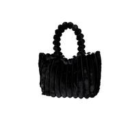 ZMCGNO 1 bolso de mano gran capacidad, moda for estudiantes, viaje sencillo felpa(Black)
