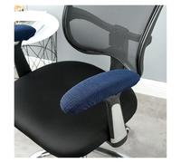 ZMCGNO 2 Piezas de Fundas for reposabrazos Silla Oficina, extraíbles for, Almohadillas Lavables for apoyar el Codo y aliviar antebrazo JAF053(Dark Blue)