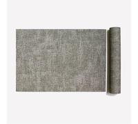 ZMCGNO 3pcs Waterproof Oilproof Placemats Non Slip Heat Resistance Washable Table Mats Cup Coasters Kitchen Water Uptake Dinner(Light Gray)