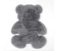 ZMCGNO Alfombra con Forma Irregular de Oso Animal, Alfombra for Sala Estar, Dormitorio, Entrada, for(Gray Bear,75cmx105cm)