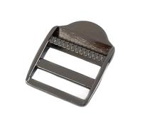ZMCGNO Hebilla de Metal for mochila, cierre ajustable, correa for bolso, cinturón, anillos tri-deslizantes, gancho, accesorios de ropa DIY, 2/5 Uds., 20/25/31/38mm(Black,20mm-5Pcs)