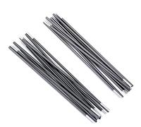 ZMCGNO Postes de Aluminio for Tienda de campaña, Ligeros, 1 par, Varillas de Aluminio de Repuesto, Accesorios for Refugio Solar, Equipo de Acampada(361.5cm-11.8ft)