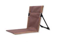 ZMCGNO Silla Plegable for Acampar, Playa y Viajes por Carretera: aleación de Aluminio Duradera, portátil y cómoda.(Brown)