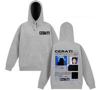 ZMCLZMD Cantante Gustavo Cerati Sudadera con Capucha Gráfica Hoodie Cómoda Hip-Hop Universal Outfit De Pareja Adecuado para Ambos Unisex-Grey||l