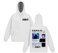 ZMCLZMD Cantante Gustavo Cerati Sudadera con Capucha Gráfica Hoodie Cómoda Hip-Hop Universal Outfit De Pareja Adecuado para Ambos Unisex-White||x_s