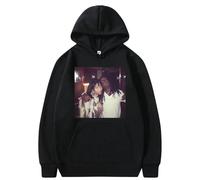 ZMCLZMD Hip Hop Rapper Sudadera con Capucha Lil Wayne Y Nicki Minaj Mugshot Hoodie Street Trend Patrón Impreso Clásico Adecuado para Hombres Y Mujeres-Black||x_l