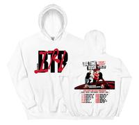 ZMCLZMD Hoodie Banda De Cantantes Big Time Rush 2025 Tour Sudadera con Capucha Artística Estilo Retro Minimalista Top De Pareja para Hombres Y Mujeres-White||s