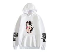 ZMCLZMD Hoodie Sobrenatural Armado Dandadan Dibujos Animados Manga Larga Impresa Deportes Y Ocio Pareja Sudadera con Capucha Unisex-white2||XX_l