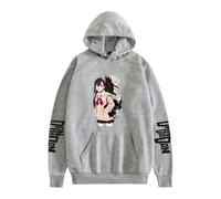 ZMCLZMD Hoodie Sobrenatural Armado Dandadan Dibujos Animados Manga Larga Impresa Deportes Y Ocio Pareja Sudadera con Capucha Unisex-gray2||m