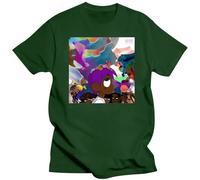 ZMCLZMD Lil Uzi Vert Camiseta Tour VsThe World Camiseta De Pierna Recta Corte Clásico Impreso Ropa Callejera con Estilo Hip-Hop Unisex-Green||3X_l