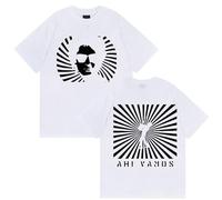 ZMCLZMD Rapper Gustavo Cerati Patrón Impreso Camiseta Cómoda Moda Temporada Universal Pareja Traje Adecuado para Hombres Y Mujeres-White||l
