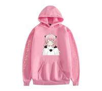 ZMCLZMD Unisex Spy X Family Sudadera con Capucha Anya Forger Cosplay Hoodie Estampada para Mujer Y Hombre Moda Sweatshirt De Manga Larga Pullovers Estampados Anime XXS-4XL-Pink2||x_s