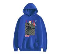 ZMCLZMD Unisex Spy X Family Sudadera con Capucha Cartoon Yor Forger Twilight Pullover De Manga Larga con Estampado Inspirado Anime Bonit para Parejas Oversize Hoodie-Blue 2||x_l