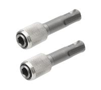 ZMDMAH 2 Unidades Adaptador SDS, 6,35 mm Adaptadores SDS Plus Hex Shank Brocas Portabrocas SDS, Adaptador Porta Brocas SDS-Plus para Martillos Perforadores SDS para Taladros Eléctricos de Impacto