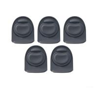 ZMdooreasy 5 tapones de silicona para botellas de agua Owala, juntas de sellado de repuesto para 18 a 40 onzas, a prueba de fugas para senderismo, viajes, gimnasio, gris, negro, azul, rosa, rojo (gris