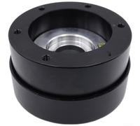 ZMdooreasy Adaptador de liberación rápida para volante para MOZA R5 R9 R16 R21 y SIMAGIC, buje de aluminio CNC para base de transmisión directa Sim Racing, conector de intercambio rápido (negro/rojo