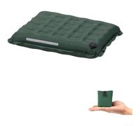 ZMdooreasy Almohadilla de asiento inflable ultraligera de 7 cm de grosor, alfombrilla de camping portátil con tira de seguridad, cojín ligero para silla al aire libre para patio y jardín ()