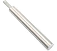 ZMdooreasy Barra de extensión de base de aluminio para pasador de asiento de barco, hardware marino de altura fija de 13 pulgadas con seguridad de bloqueo, ajuste de pin de acero sin rosca de 3/4