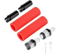 ZMdooreasy Barra de extensión de silicona con luz LED para scooter eléctrico Ninebot Max G30/ES, estabilidad y visibilidad mejoradas, kit de actualización de manillar ABS (C)