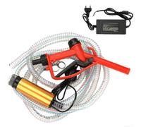 ZMdooreasy Bomba de agua eléctrica sumergible para aceite diésel con múltiples voltajes, 12 V, 24 V, 220 V, bomba de acero inoxidable de 51 mm y manguera de acero de 4 metros para una transferencia de