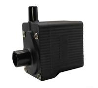 ZMdooreasy Bomba de agua silenciosa para mantas de calefacción que ofrece un caudal de 250 l/h y potencia de 4 W con soporte de operación hacia adelante/atrás y un cable de alimentación de 25 cm para