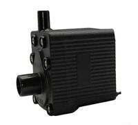 ZMdooreasy Bomba de agua silenciosa para mantas de calefacción que ofrece un caudal de 250 l/h y potencia de 4 W con soporte de operación hacia adelante/atrás y un cable de alimentación de 25 cm para