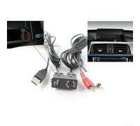 ZMdooreasy Cable de interfaz AUX USB para BMW, 150 cm para RCA a USB adaptador para Alpine para PIONEER para sistemas estéreo Sony Aftermarket, negro