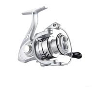ZMdooreasy Carrete AS-DC 7.1:1 relación de engranaje DC E-Brake 14 kg arrastre carrete de metal izquierda/derecha intercambiable para pesca en el mar del río del lago (modelo AW1000)