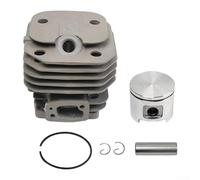 ZMdooreasy Cilindro de motosierra de 48 mm para montaje de pistón diseñado para adaptarse a motor HUS61 Especificaciones con dimensiones internas mecanizadas de precisión (conjunto de cilindro)