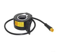 ZMdooreasy Controlador de velocidad de bicicleta eléctrica M8 130X, acelerador de pulgar con monitor de pantalla, diseño impermeable para manillar de bicicleta de montaña, 22 mm, color negro