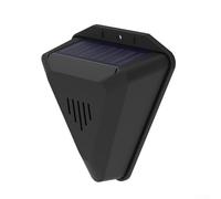 ZMdooreasy Dispositivo solar del ahuyentador del pájaro con la alarma automatizada del sonido y de la luz para el uso agrícola en para los huertos de las granjas de los pescados y los campos de arroz