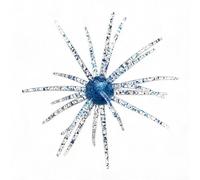 ZMdooreasy Floating Urchin TPEF - Cebo de pesca suave de 11 cm, 10 g, señuelo UV brillante para trucha lubina y pesca en todas las estaciones, diseño resistente al desgarro para tiro descendente y