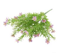 ZMdooreasy Flores artificiales de jazmín, plantas falsas realistas de plástico de 7 tenedores con brotes para centros de mesa de boda, decoración del hogar, jardín al aire libre y accesorios de