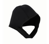 ZMdooreasy Gorro de natación térmico de neopreno de 5 mm de grosor, para adultos, hombres y mujeres, impermeable, protección contra el agua fría, borde suave, resistente al desgaste (negro)