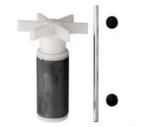 ZMdooreasy Impulsor de bomba de agua de repuesto para spa Lay Z con eje de acero inoxidable diseñado para kit de sellado de rotor (#2)