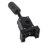 ZMdooreasy Interruptor de dirección 85801938 para nuevo para HOLLAND B115 B90 B95 LB110 LB75 LB90 LB95, nivel de control de material ABS para piezas del motor, negro