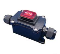 ZMdooreasy Interruptor de reinicio automático impermeable de 6 pines de 30 A, control de motor de marcha atrás hacia adelante de 3 velocidades, pieza de salida eléctrica de PC ignífuga para uso marino