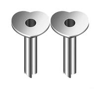 ZMdooreasy Juego de herramientas abridor de coco de acero inoxidable para cocina, cortador de cáscara de frutas, perforador, accesorio con forma de corazón, estrella, oso, diseño para cocos jóvenes