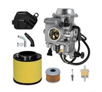 ZMdooreasy Kit de carburador compatible con Honda TRX350 para rancher 4x4 4x2 TRX450 Foreman 2000-2006 para ATV, reemplaza 16100-HN5-673 16100-HN5-672 16100-HN5-M41 con filtro de aceite de aire