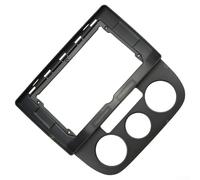 ZMdooreasy Kit de embellecedor de panel de radio de coche de 9 pulgadas para Bora para JETTA para SAGITAR para Golf para VENTO 2008-2012, actualización de marco de bisel de tablero de plástico ABS