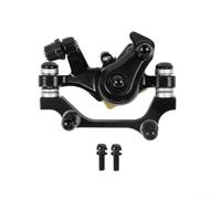 ZMdooreasy Kit de freno de disco para bicicleta de montaña, pinza de aleación de aluminio con almohadillas para rotores de 160 mm, sistema de frenado hidráulico delantero trasero para bicicleta