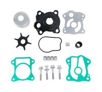 ZMdooreasy Kit de impulsor de bomba de agua de motor fuera de borda de acero inoxidable para Honda 40hp 50hp BF35A BF40A BF40D BF45A BF50A BF50D modelos 06193-ZV5-020 y 06193-ZV5-010