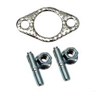 ZMdooreasy Kit de juntas de escape para motores Courage SV470 SV540 SV620, incluye pernos y tuercas, piezas de repuesto OEM 20-041-12-S para un sellado y rendimiento fiables