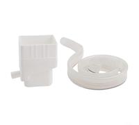 ZMdooreasy Kit desviador de agua de lluvia con manguera de 40 pulgadas, conector de bajante para sistema de recolección de barriles de lluvia, adaptador de canalón filtrado para riego de jardín y