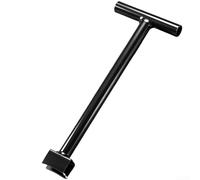 ZMdooreasy Llave auxiliar de tipo ranura extendida para apretar el interruptor del colector de calefacción por suelo radiante, herramienta manual de aleación de apertura de 21 mm con agarre ergonómico