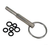 ZMdooreasy Llave de seguridad para reparación de máquina de café con cabeza ovalada magnética, llave inglesa de acero inoxidable 316 para Capresso SS316, para krups, para Franke, para aeg, incluye 6