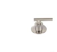ZMdooreasy Mango de válvula de ducha de aleación de zinc con control de agua fría y caliente para lavabo y lavabo, elegante accesorio de grifo mezclador negro de una sola palanca (dibujo)