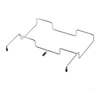 ZMdooreasy Organizador de almacenamiento colgante portátil con bolsillo de malla para colgar, marco de acero portátil ligero diseñado para almacenar objetos pequeños y utensilios (basura)